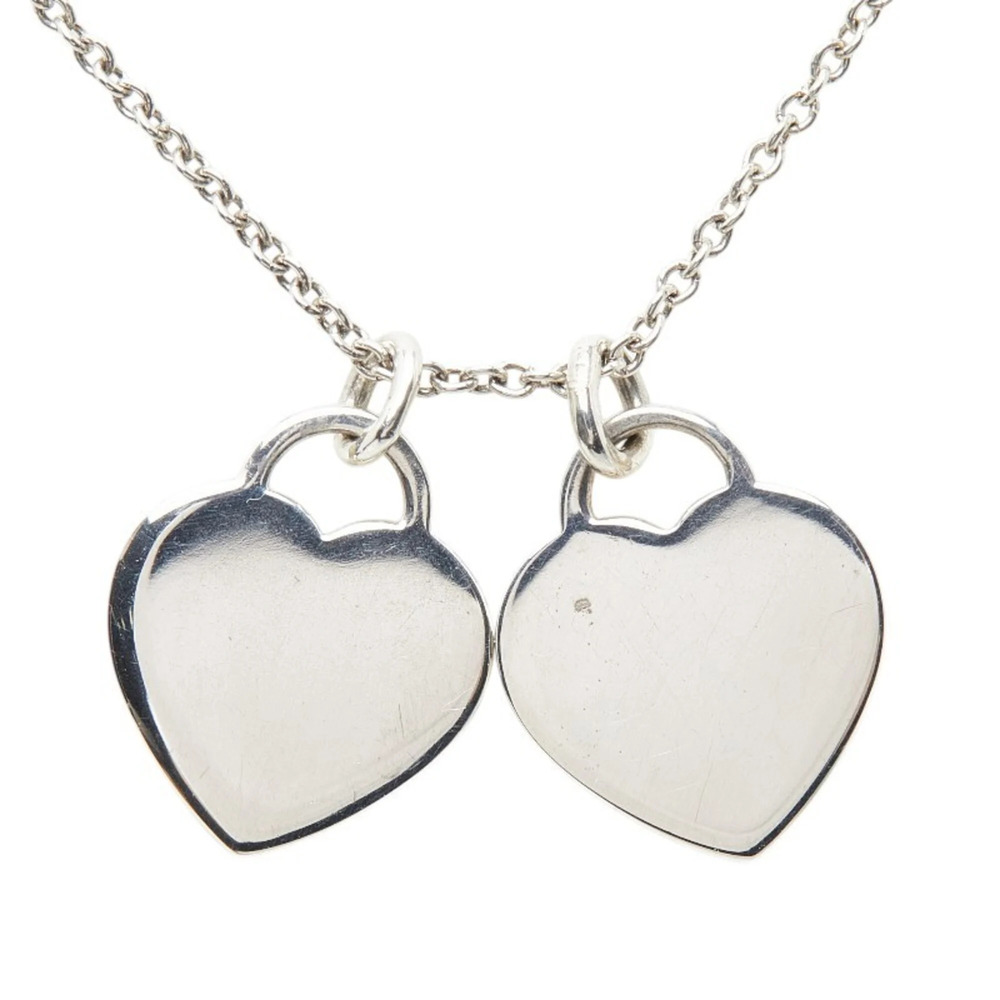 TIFFANY Blue Heart Necklace - Picture 4 of 8